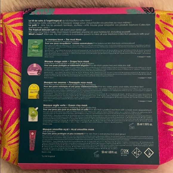 Sephora The Tropical Set 5 Masks Set - Picture 3 of 3